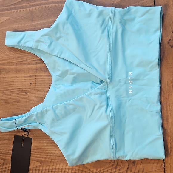 NVGTN Essence Bra Powdee Blue XL NWT - Picture 4 of 5